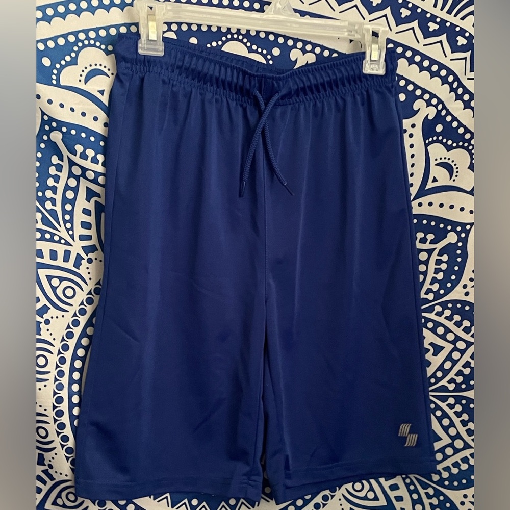 Place Men's Deep Blue Athletic Shorts